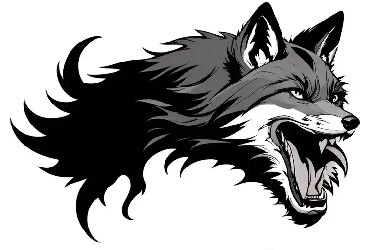 Entire Fox And Sabre In Mouth