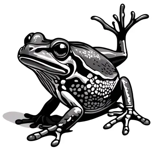 Hawaiian Shoulder Bone Frog
