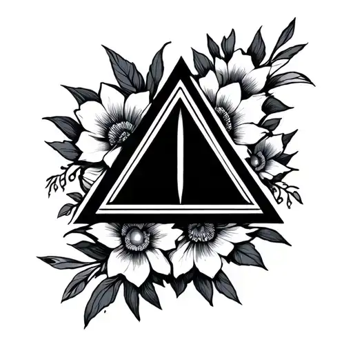 Floral Triforce Fineline