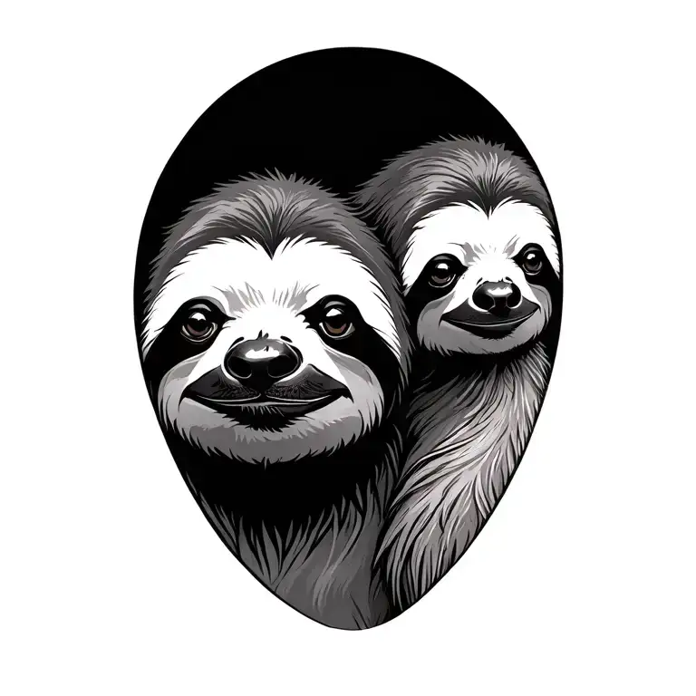 Sloth Brothers Bigger And Younger
