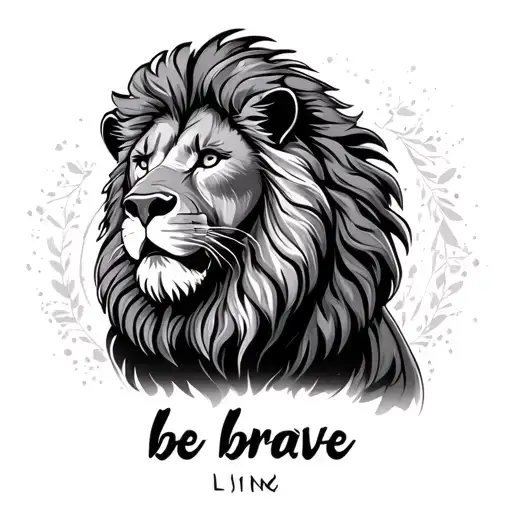 Be Brave Lion