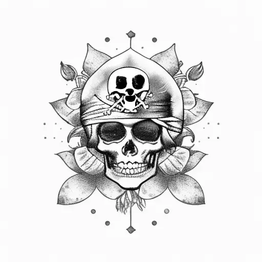 Pirate Ship With Flowers