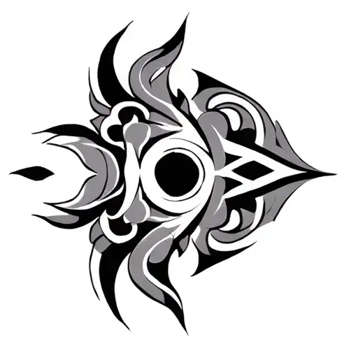 Black Tribal Design