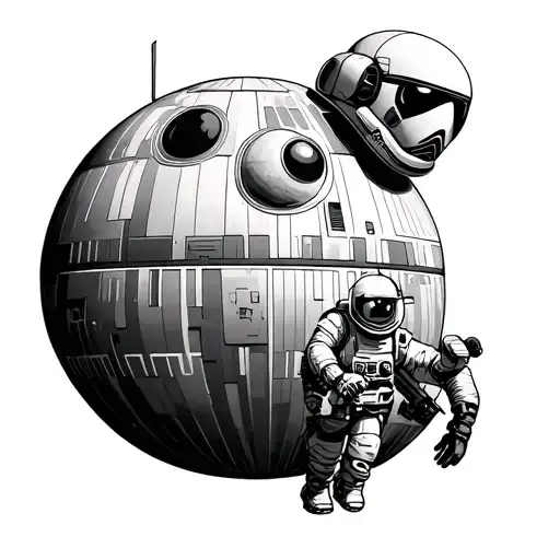 Star Wars Death Star Astronaut