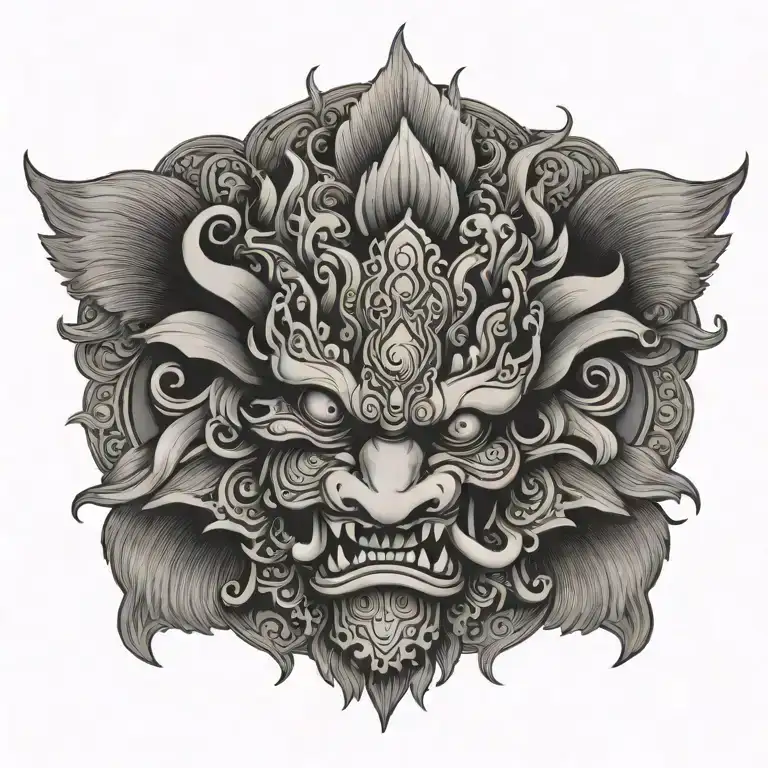 Barong Bali Flower