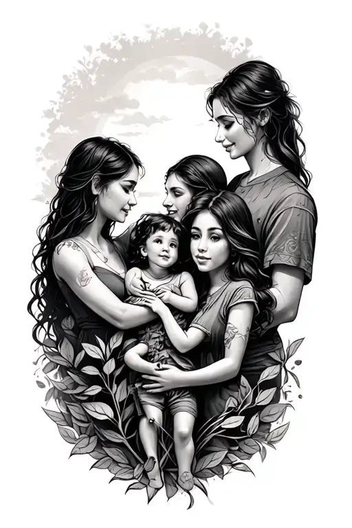 Familie Tattoo With Games