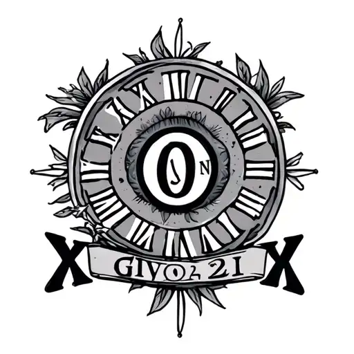 Roman Numerals Of 02-10-21 And The Name Giovanni Baby