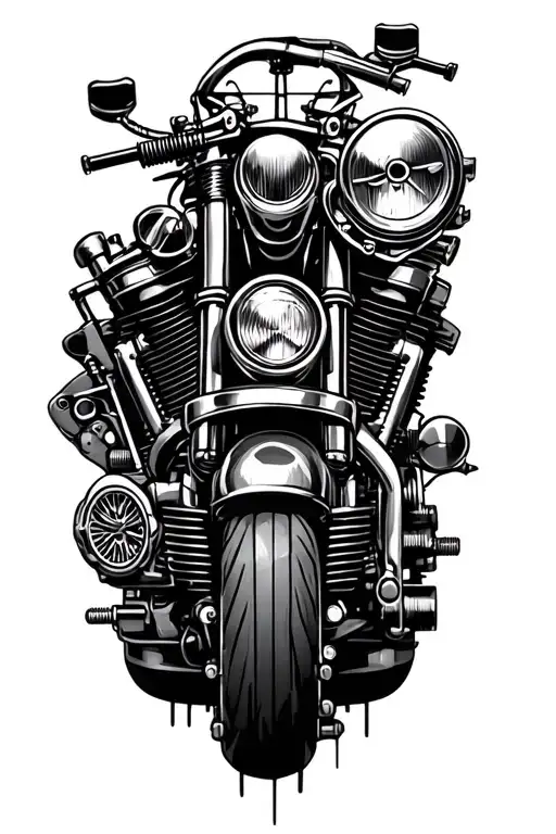 Steam Punk V-twin Engine