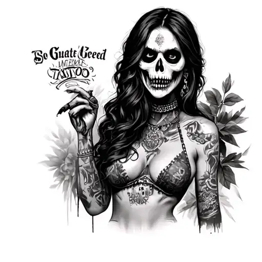 Mexican Zombie Pin Up