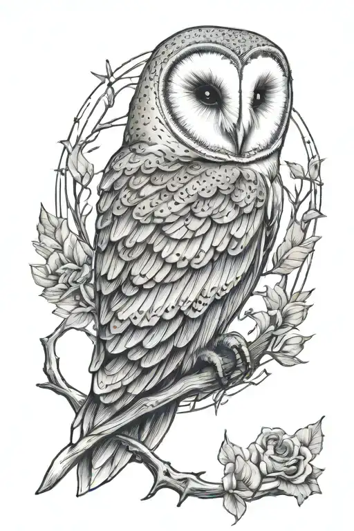 Barn Owl Skeloton Arm