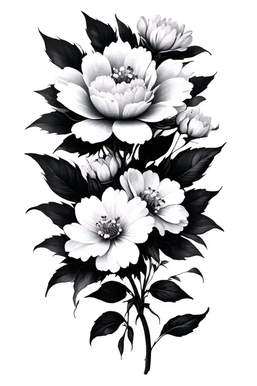 Flowers Blooming Thin Light And Feminine