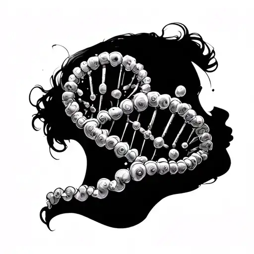 Minimal Dna And Glycan Structure Above Head