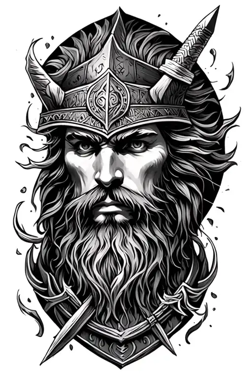 Norse Themed Arm Sleeve