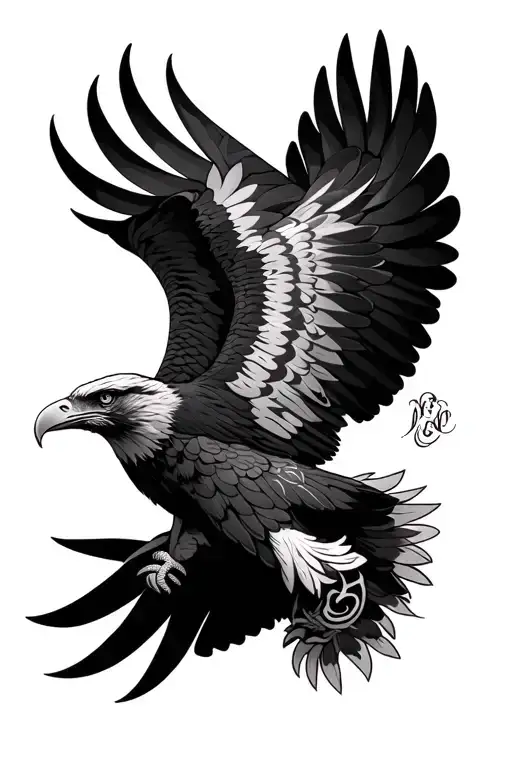 Sea Eagle And Totem Pole