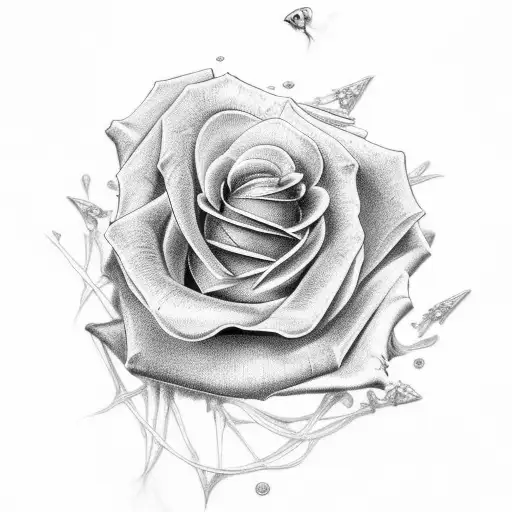 Braccialetto Di Rose E Spine