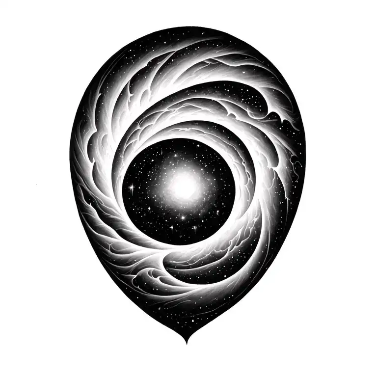 Universe With A Black Hole