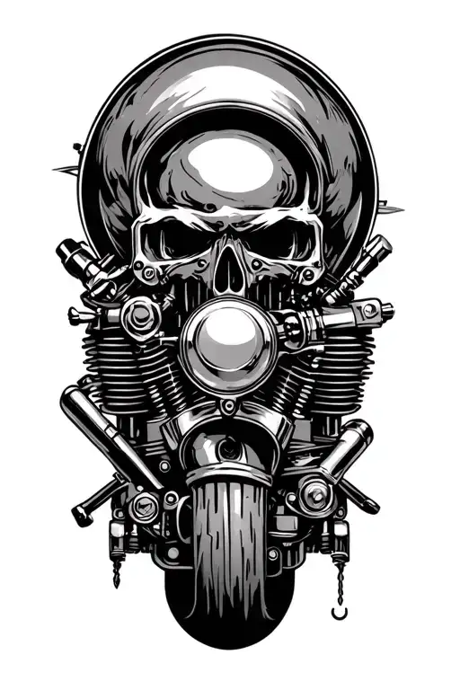 Steam Punk V-twin Engine