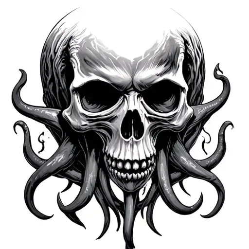 Cthulhu Skull Face