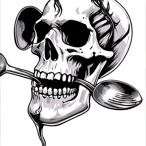 Long Bar Spoon Jigger Boston Shaker Skull Nothinq