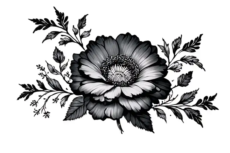 Flower Sleeve With Space In The Middle