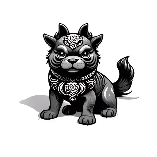 Small Chinese Fu Dog