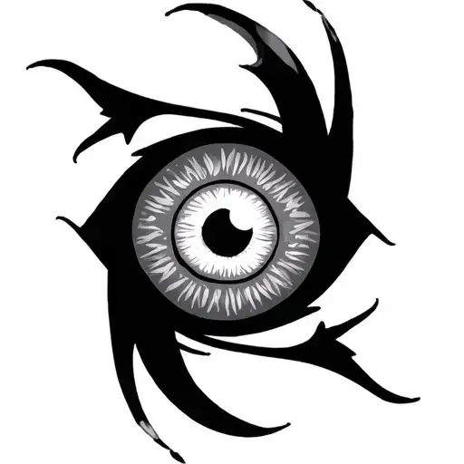 Evil Eye With Karma Written