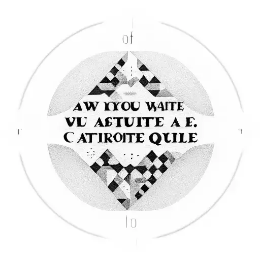 Phrase That Says Question Of Attitude Within A Circle