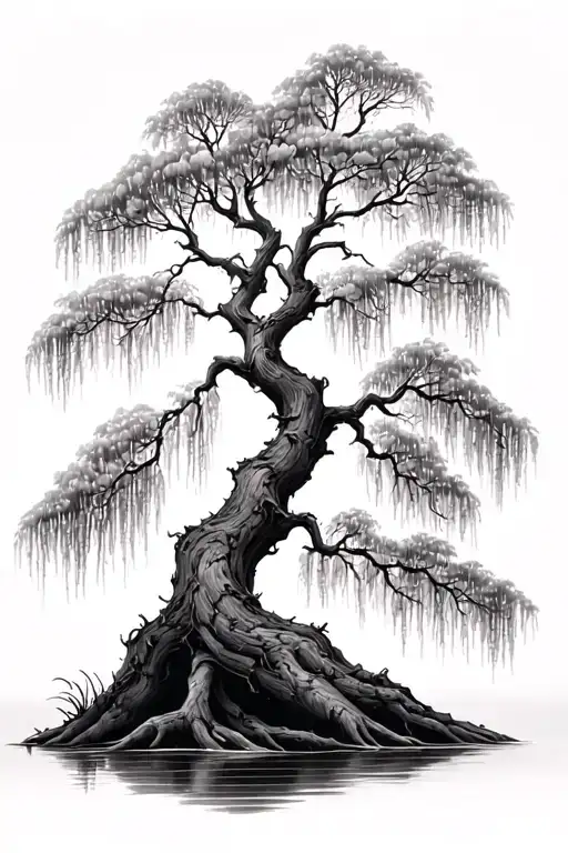 Simple Weeping Willow Tree