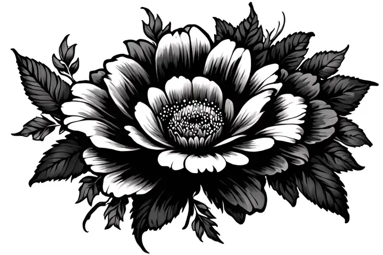 Flower Sleeve With Space In The Middle