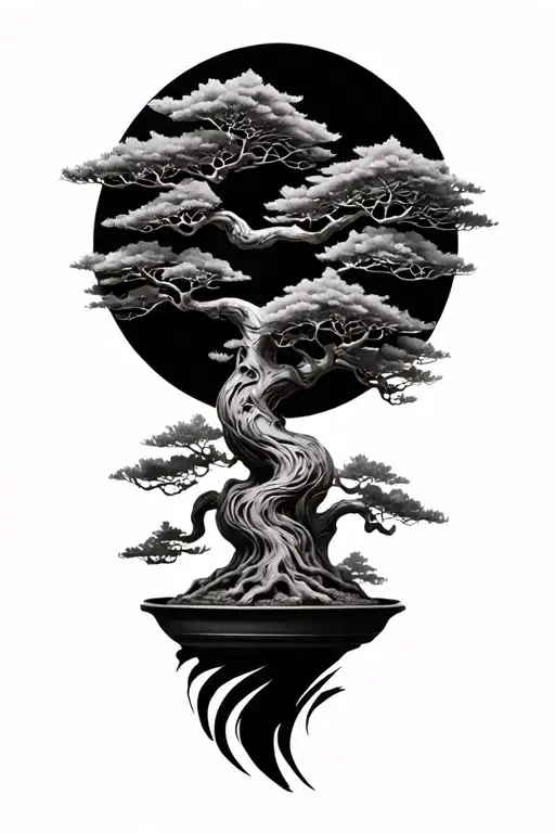 3D Bonsai With Enzo Circle Inspired Design