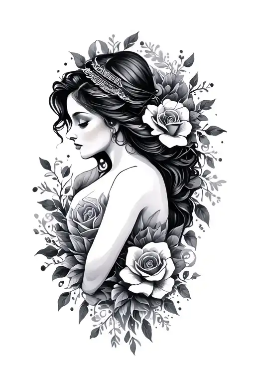 Feminine Tattoo About Faith Hope Love