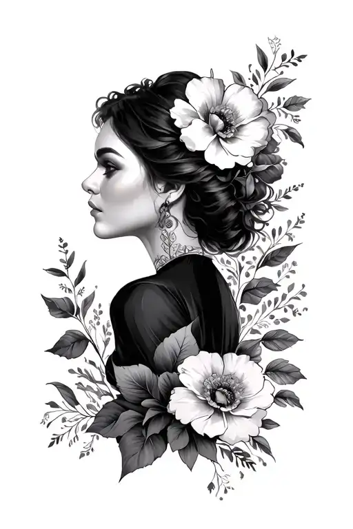 Floral Arm Sleeve Women