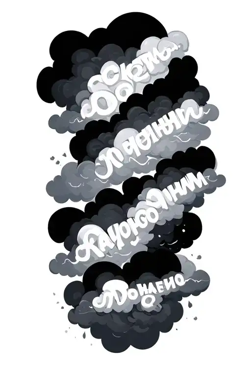 Clouds Inside The Clouds I Want To Have A Text In Russian
