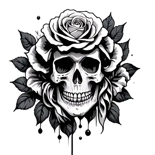 Jesuse Rose Skull