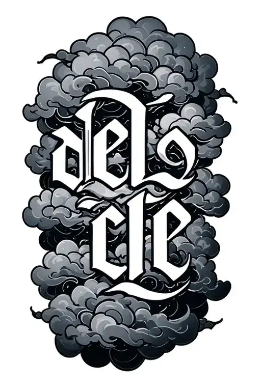 Clouds Surrounding The Name Deloyce