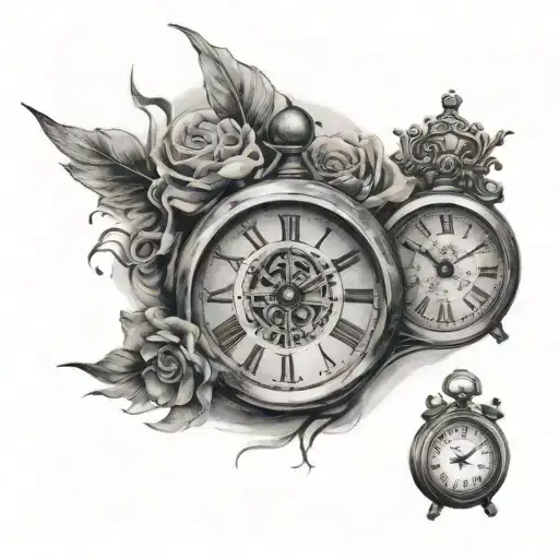 Two Broken Clocks Side By Side
