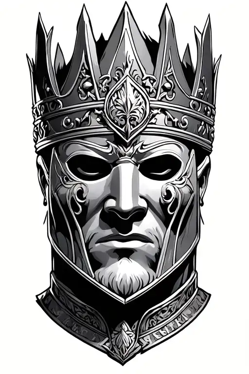 King Baldwin Iv With Mask