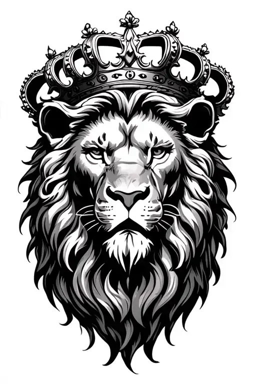 Crowned Lion Head Wreath