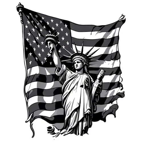 American Flag And Freedom