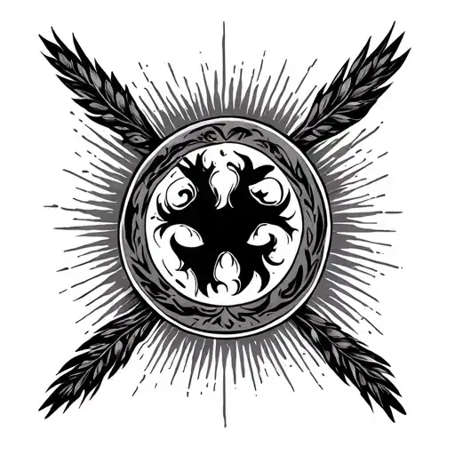 Symbol Made Heartfelt Tattoo Symbolizing Brother Of My Soul