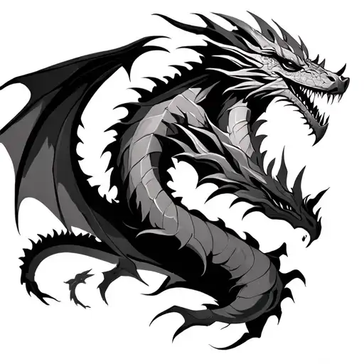 Dragon Breathing Fire Knight