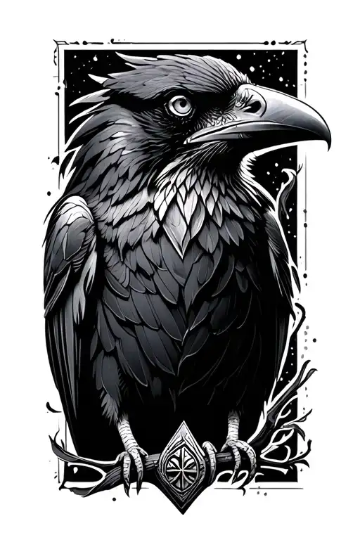 Raven Patchwork Design