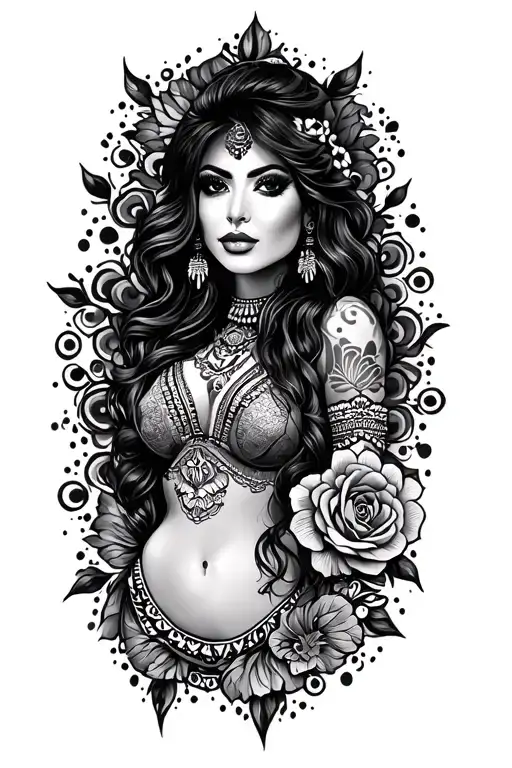 Chicano Dot Work Black