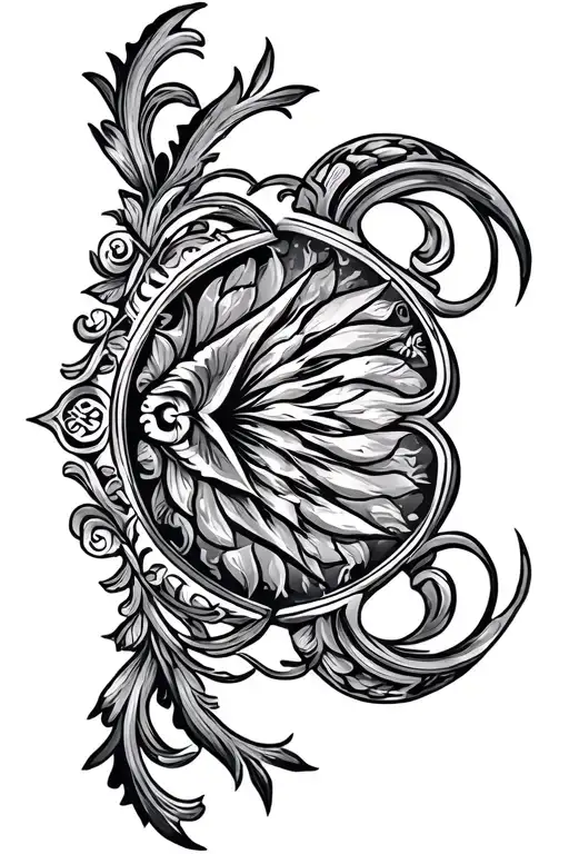 Ornamental With Gemini Sign