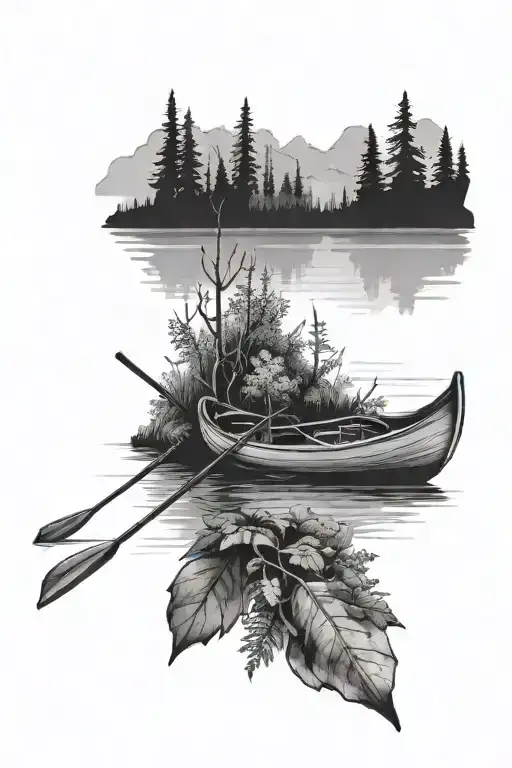 Canoe Nature Scene