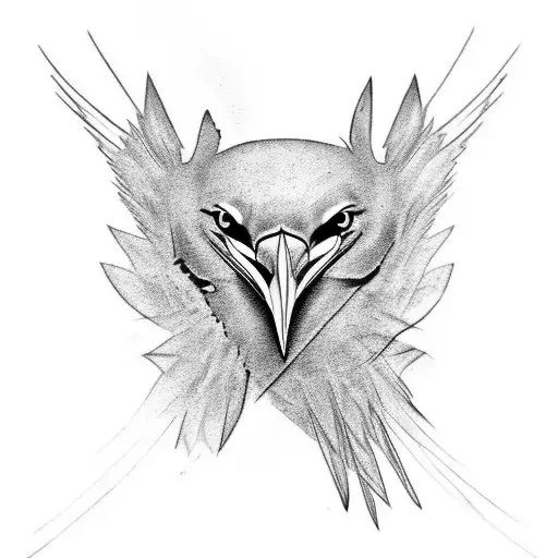 Chest Piece Of A Crow