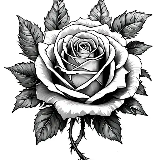 Roses Tangled And Roman Numerals