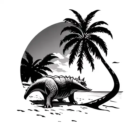 Beach Palmtree Bulbasaur