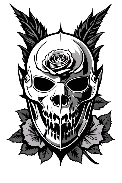 Rose Under Armor Mask