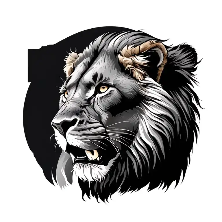 Lioness Walking Sideways